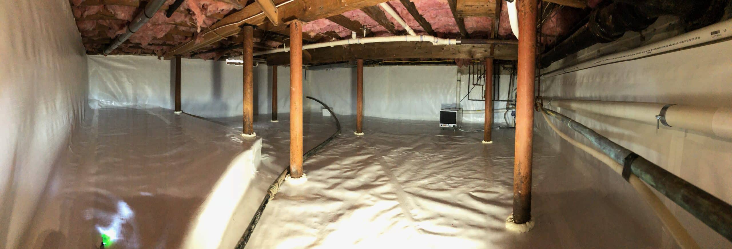 Crawl space waterproofing near me
