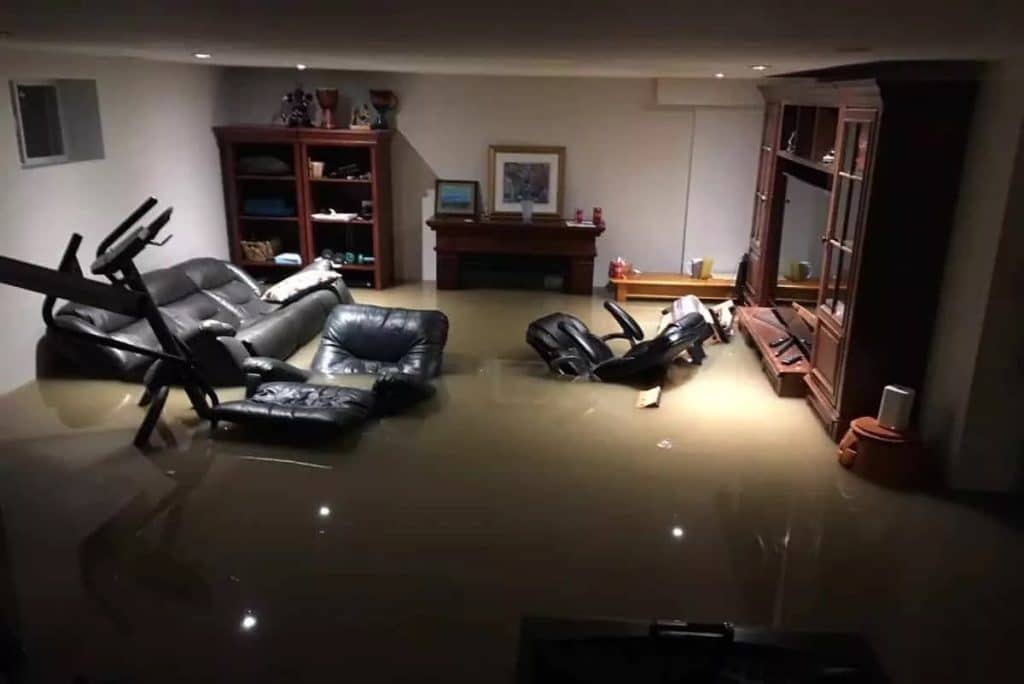 flooded basement connecticut
