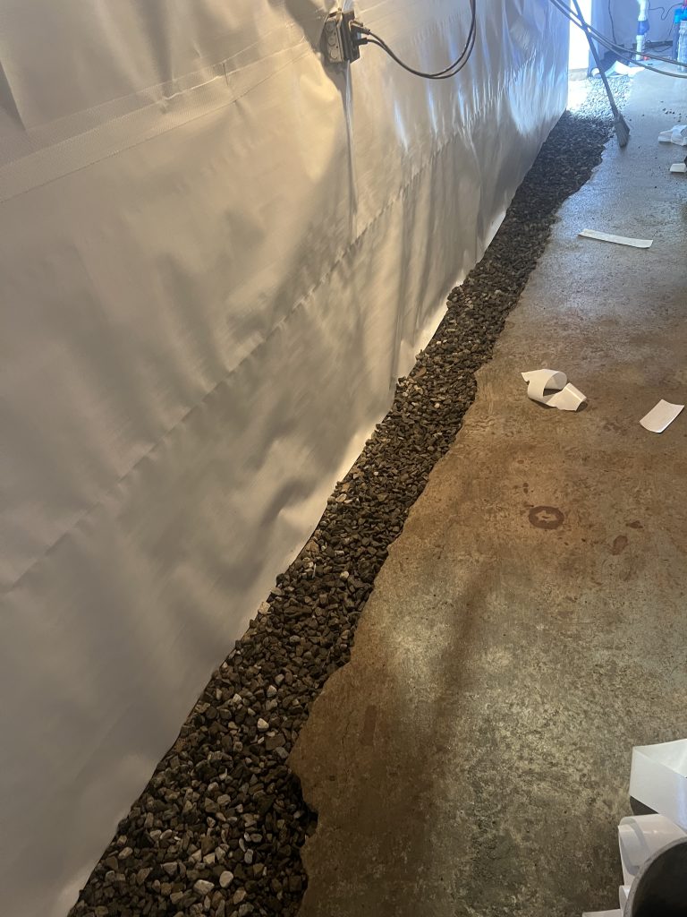 Basement waterproofing and french drains